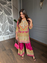 Crepe embroided co-ord set (Jia)